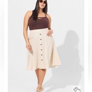 Torrid Linen Skirt